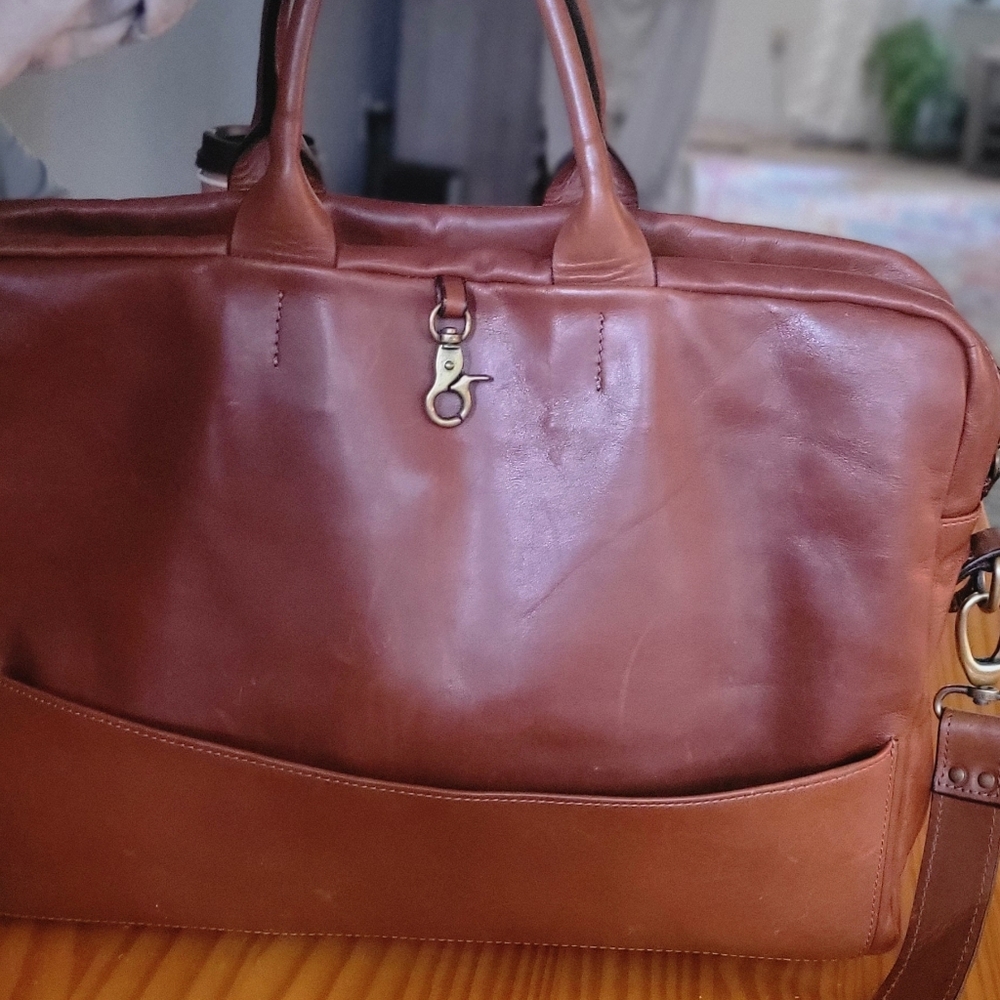 Genuine leather laptop case